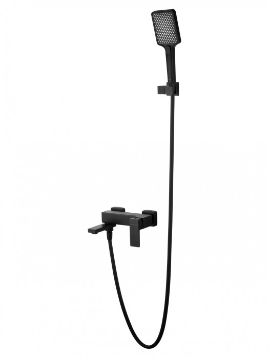 Смеситель для ванны с душем, Wonzon &amp; Woghand Cube 2.0, WW-88037068-MB цвет: черный