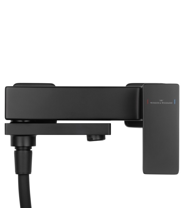 Смеситель для ванны с душем, Wonzon & Woghand Cube 2.0, WW-88037068-MB цвет: черный