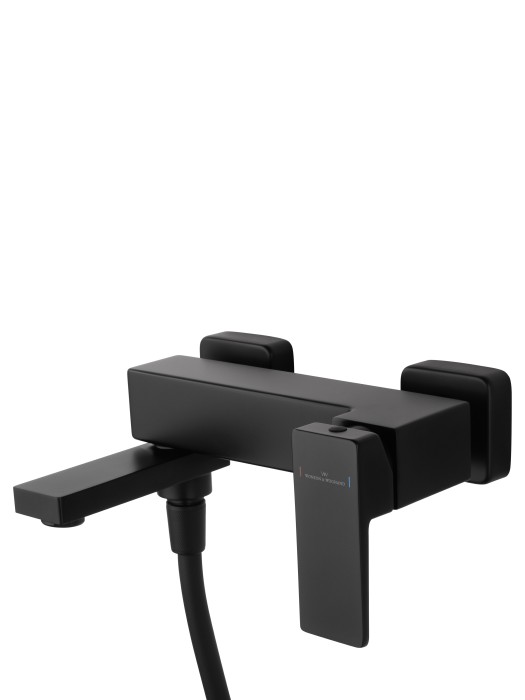 Смеситель для ванны с душем, Wonzon & Woghand Cube 2.0, WW-88037068-MB цвет: черный