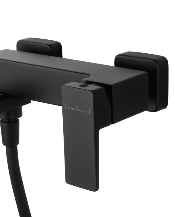 Смеситель для ванны с душем, Wonzon & Woghand Cube 2.0, WW-88037068-MB цвет: черный