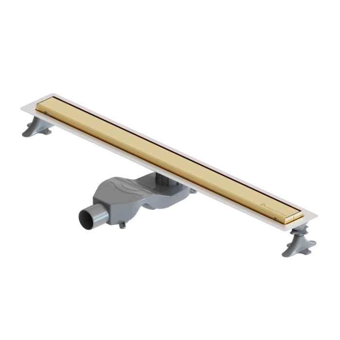 Душевой лоток 80см, нерж.Сталь gold, Boheme Premium linear - 982-80-G