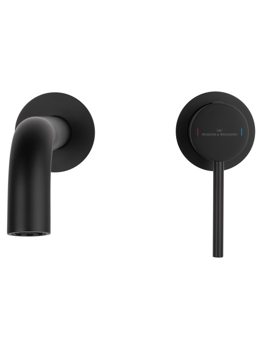 Смеситель для раковины встраиваемый, Wonzon & Woghand Stick, WW-88869017-MB цвет: черный