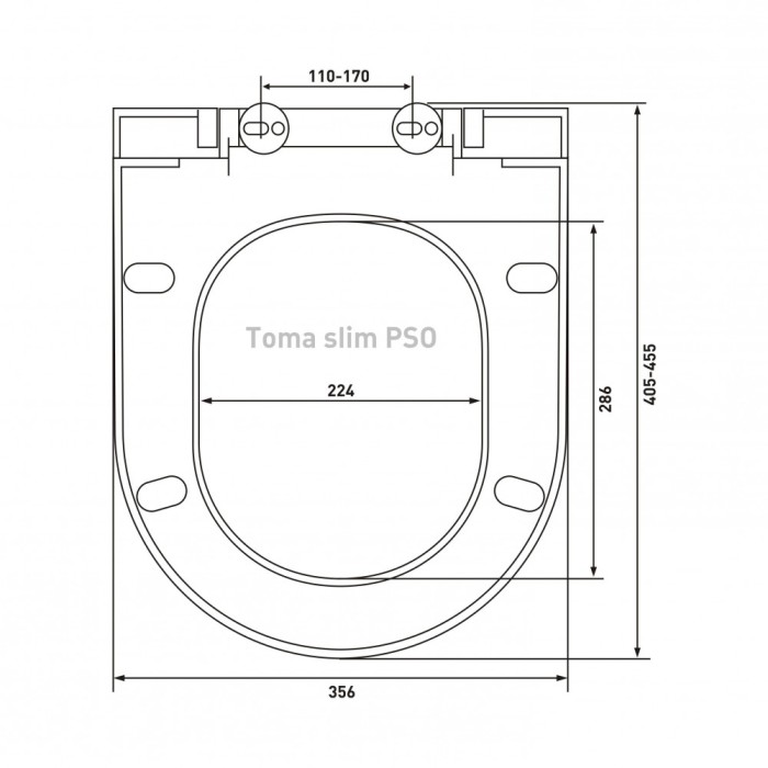 Сиденье для унитаза Berges Toma slim PSO  арт. 027606