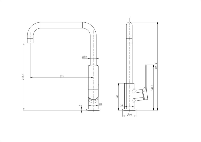 Смеситель для кухни, Wonzon & Woghand, WW-L1006-MW цвет: белый