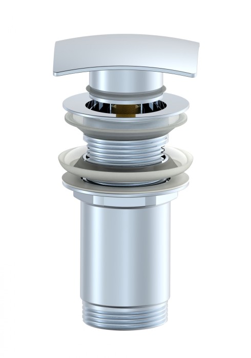 Донный клапан для раковины 1 1/4, Wonzon &amp; Woghand, WW-88SS08-CR цвет: хром