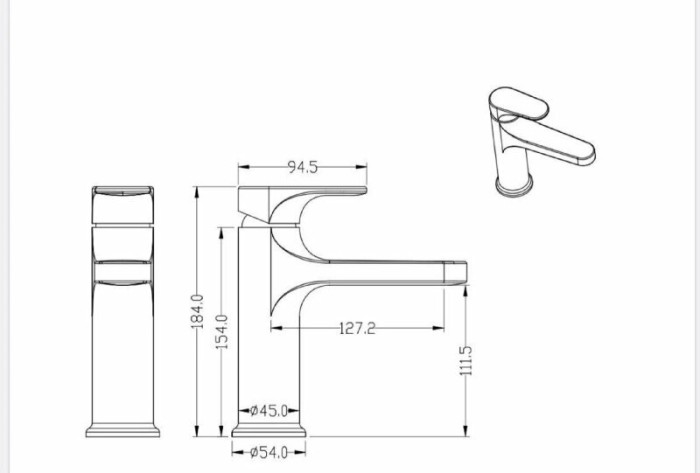 Смеситель для раковины, золото, Spectre Boheme 451-G