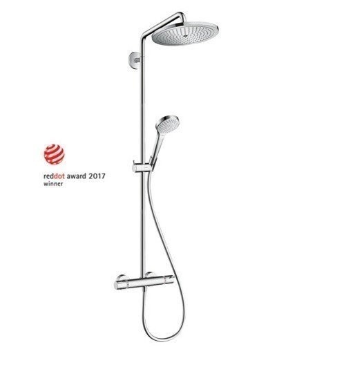 Душевая система с термостатом Croma Select S Hansgrohe, хром арт. 26794000