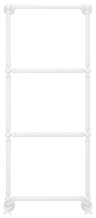 Сунержа Водяной полотенцесушитель 1260x500, Ренессанс, 12-0280-1250 цвет: белый