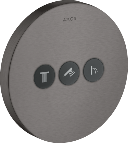 Переключатель потоков ShowerSelect Axor, шлифованный черный хром арт. 36727340