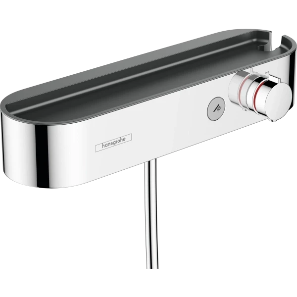 Смеситель для душа с термостатом с полочкой, Hansgrohe ShowerTablet Select, хром арт. 24360000