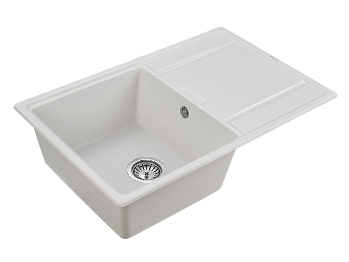 Мойка для кухни гранит 780х500 Paulmark FLUGEN 50-780, белый - PM217850-WH