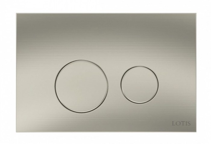 Кнопка смыва Lotis Freya L30715GM цвет нержавеющая сталь 