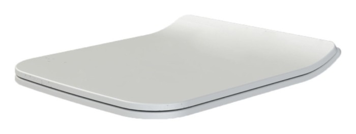 (Zen) крышка для унитаза slim glossy white, Boheme Mirage - 968-W