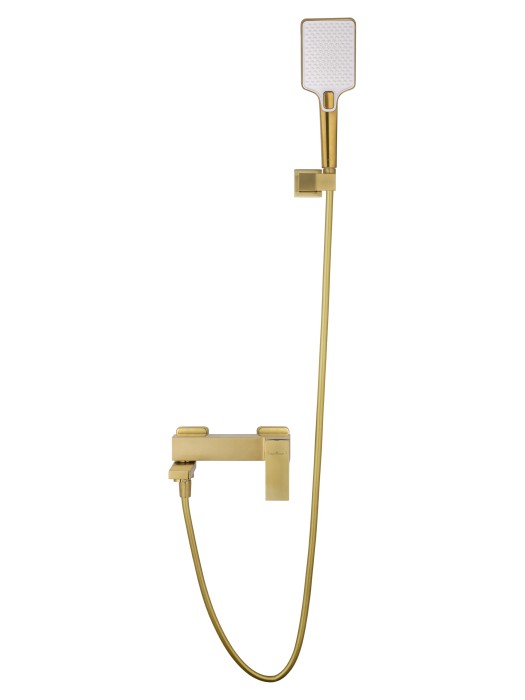 Смеситель для ванны с душем, Wonzon & Woghand Cube, WW-88639016-BG цвет: золото