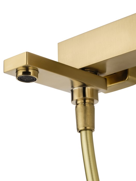 Смеситель для ванны с душем, Wonzon & Woghand Cube, WW-88639016-BG цвет: золото