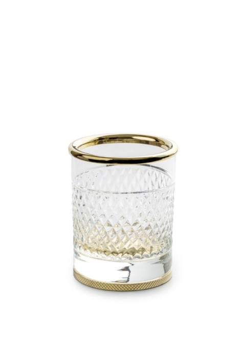 Стакан настольный gold, Boheme Aura_acc - 10252-G