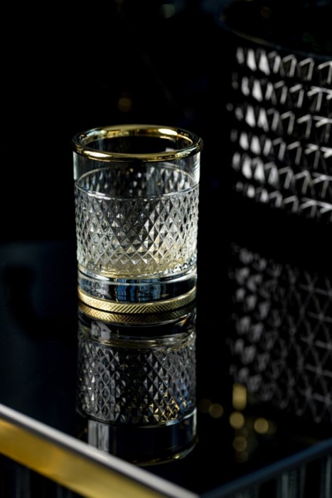 Стакан настольный gold, Boheme Aura_acc - 10252-G
