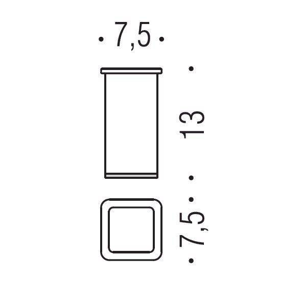 Стакан Colombo Design Lulu настольный цвет золото арт. B6241.GOLD