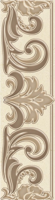 Бордюр marseillaise беж 7.7x27 GLOBAL TILE Marselaise арт. B24MS4215TG