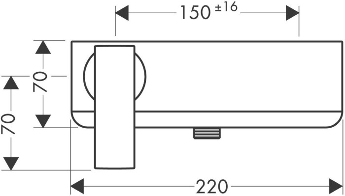 Смеситель для душа Citterio Axor, полированное золото арт. 39600990