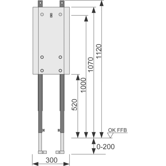Модуль для монтажа ручек, TECE арт. 9360000