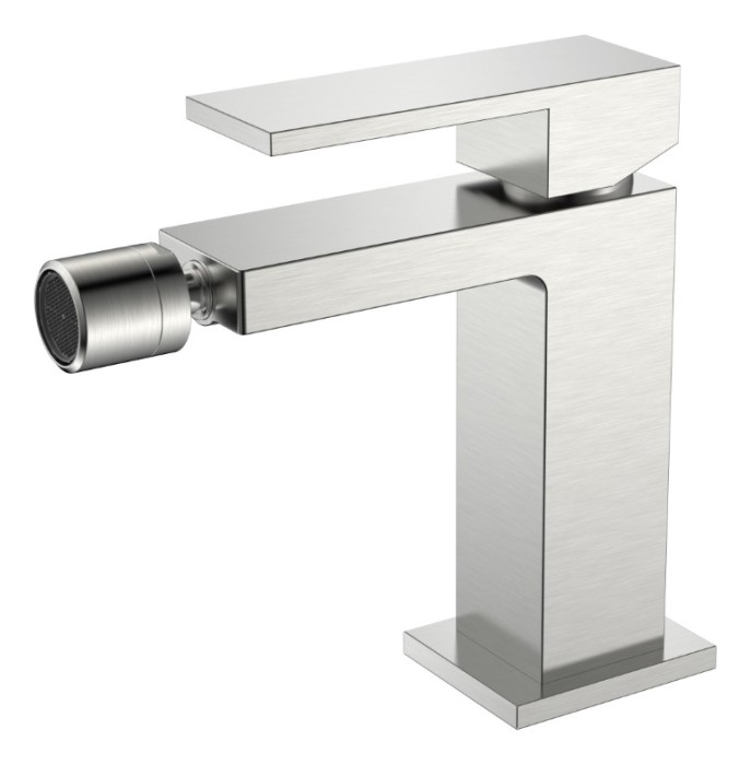 Смеситель для биде, Brushed Nickel, Qubic Boheme 476-NB