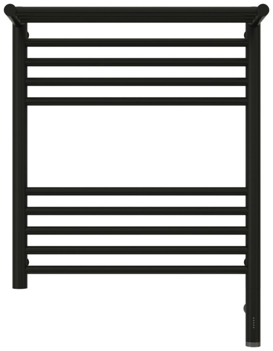 Сунержа Электрический полотенцесушитель 600x500, Богема 3.0 с 1 полкой, 31-5807-6050 цвет: матовый чёрный