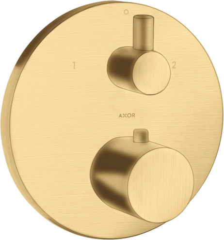 Термостат для душа Uno Axor, шлифованное золото арт. 38720250