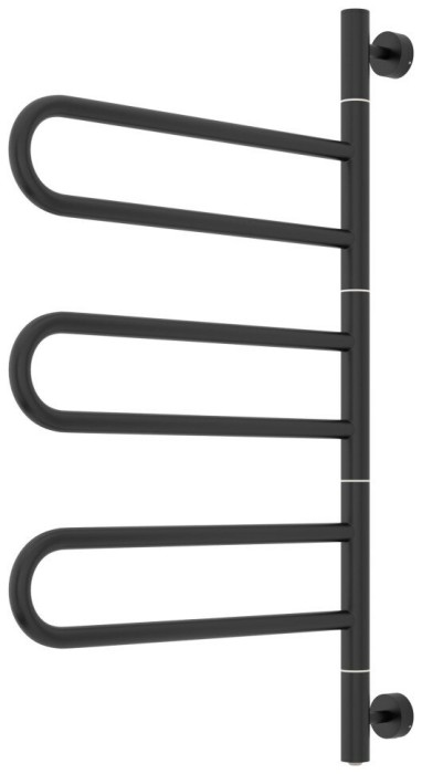 Стилье Электрический полотенцесушитель 830x535, Формат 50 ПВ, 31550-0830 цвет: матовый чёрный