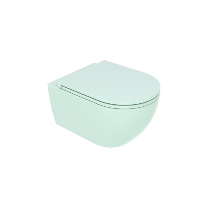 Чаша подвесного унитаза бирюзовый глянцевый, GSG Ceramic Design Like, LKWCSO024