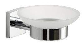 Настенная стеклянная мыльница Fuji Gedy, FJ11(13) цвет: хром