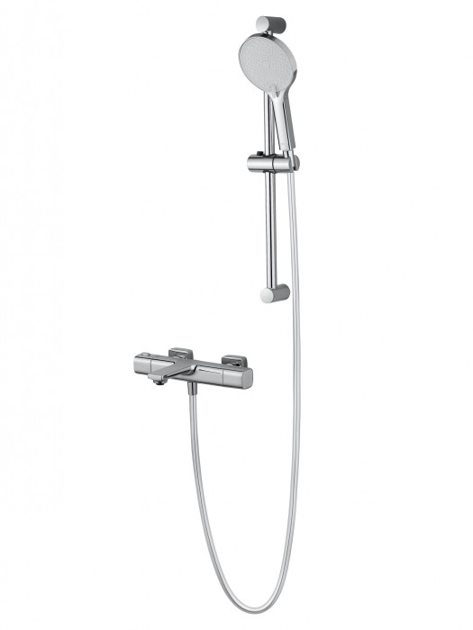 Смеситель для ванны с душем и термостатом, Wonzon &amp; Woghand Solid, WW-C2011-A-CR цвет: хром