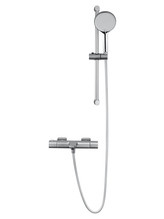 Смеситель для ванны с душем и термостатом, Wonzon & Woghand Solid, WW-C2011-A-CR цвет: хром