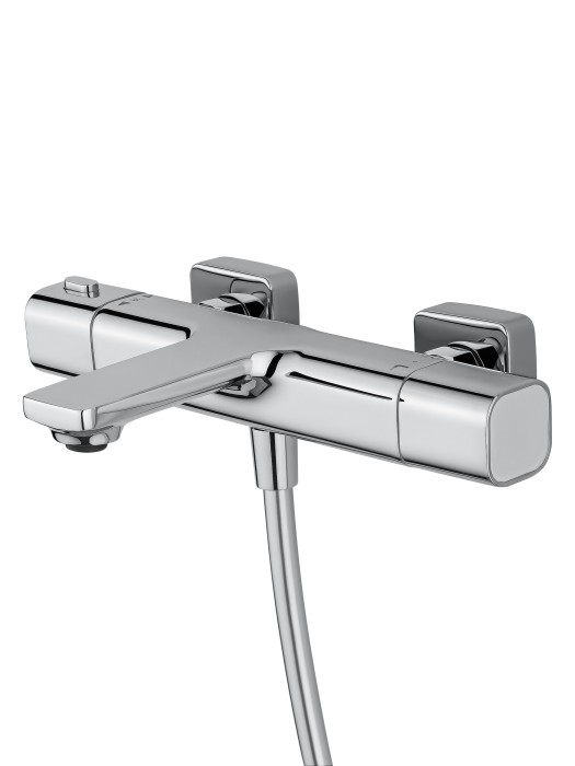 Смеситель для ванны с душем и термостатом, Wonzon & Woghand Solid, WW-C2011-A-CR цвет: хром