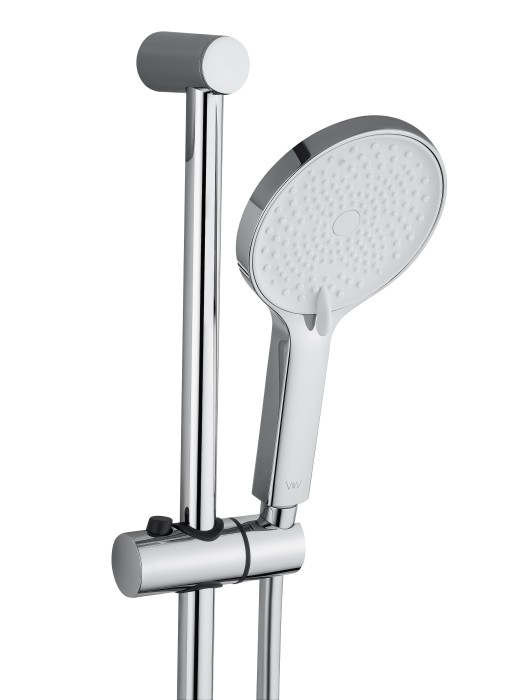 Смеситель для ванны с душем и термостатом, Wonzon & Woghand Solid, WW-C2011-A-CR цвет: хром
