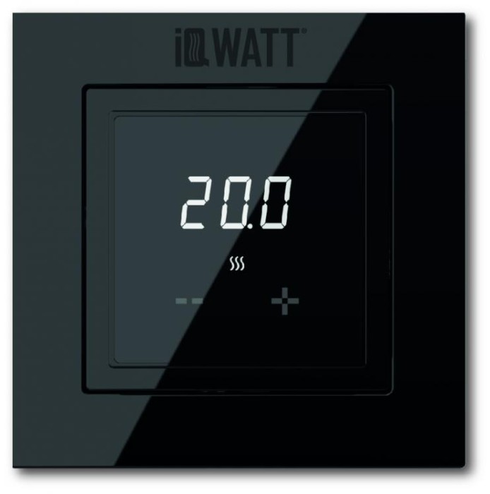 Электронный термостат IQ THERMOSTAT D, IQWATT, IQWATT black арт. 00417