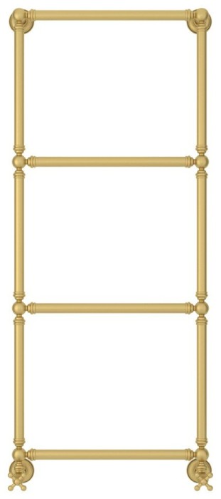Сунержа Водяной полотенцесушитель 1260x500, Ренессанс, 032-0280-1250 цвет: матовое золото