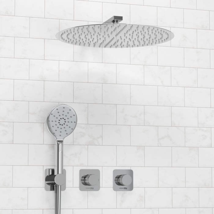 Встраиваемый комплект для душа с верхней душевой насадкой и лейкой Mosel 4600 WasserKRAFT арт. A4651.293.090.117.271.087.127