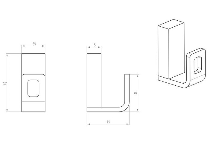 Крючок, Q, Boheme 10946-B
