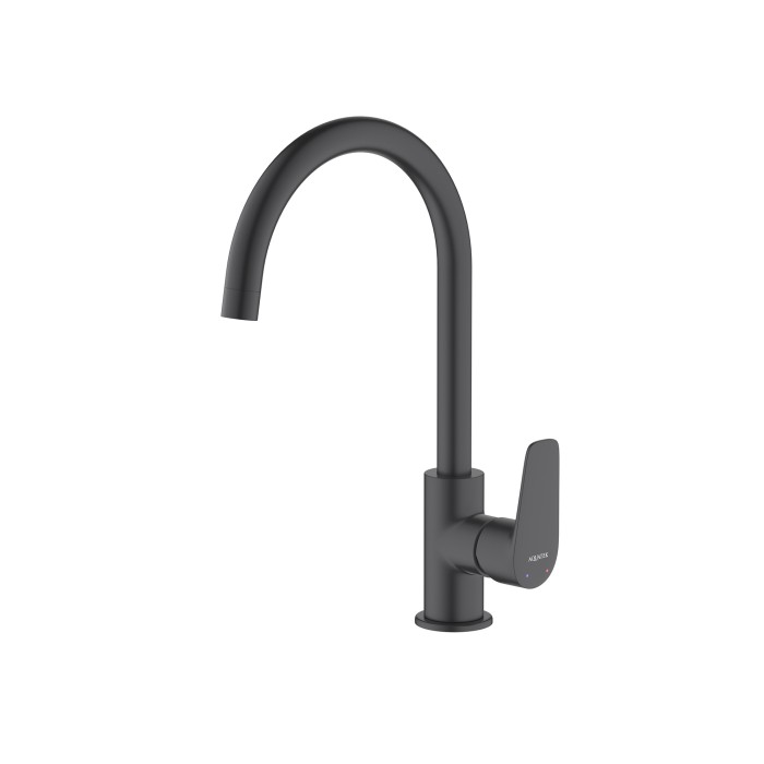 Смеситель для кухни, Aquatek Бетта, черный арт. AQ1182MB