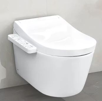 Унитаз подвесной TOTO RP CW542E 58см сиденье Washlet TCF33370, скрытый монтаж, цвет белый