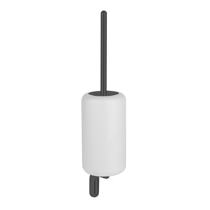 Ершик для унитаза подвесной, Gessi Goccia, черный/белый арт. 38019#099