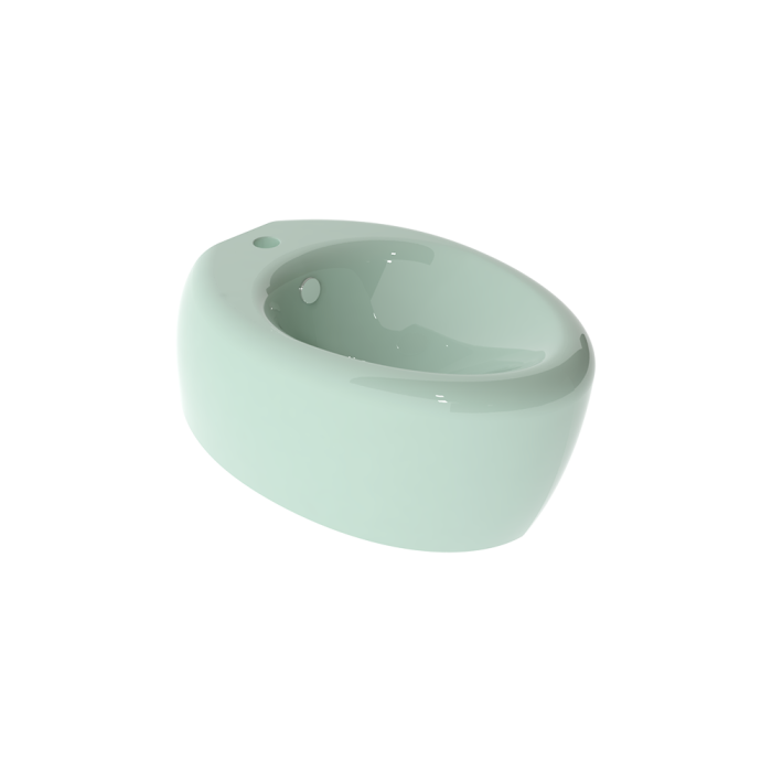 Биде подвесное бирюзовый глянцевый, GSG Ceramic Design Touch, TOBISO024