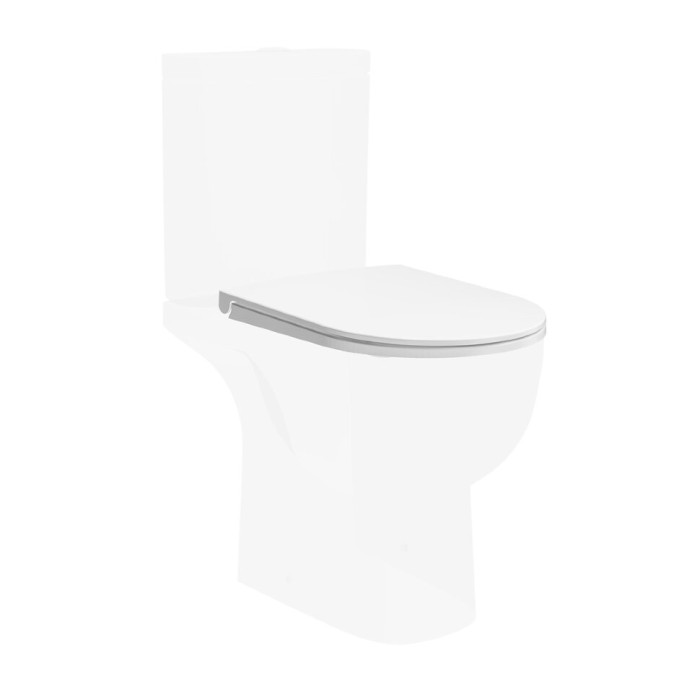 Сиденье для унитаза, Buongiorno Kerama Marazzi, белый - BG.Pro.seat.01\WHT