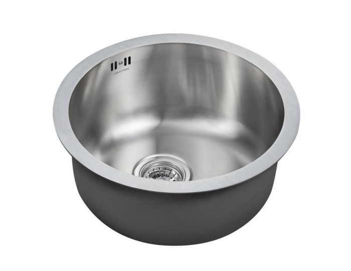 Мойка для кухни нержавеющая D460мм Paulmark WERRA, брашированная нерж. сталь - PM404646-BS