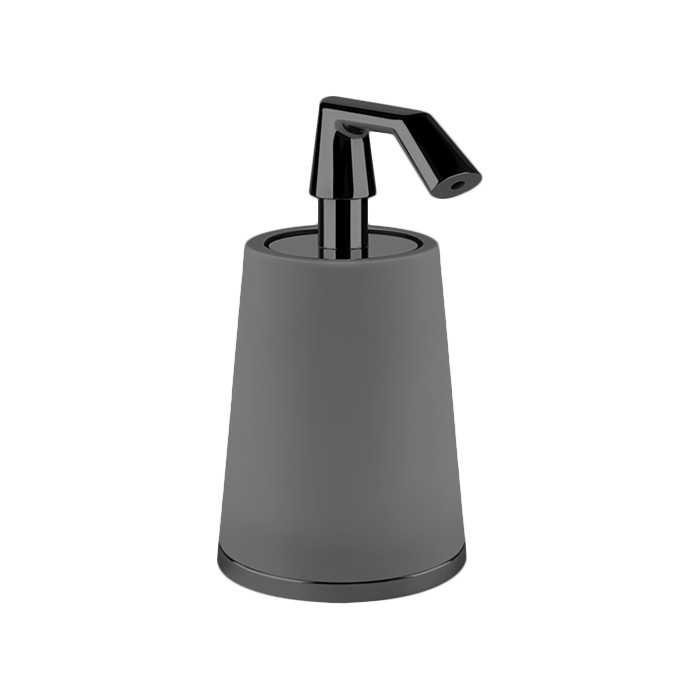 Дозатор для жидкого мыла, настольный, Gessi Cono, black metal brushed pvd арт. 45437#707