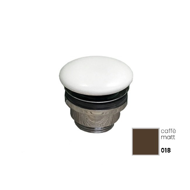 Донный клапан универсальный 1”1/4 кофейный матовый, GSG Ceramic Design, PILTONUNIAR018