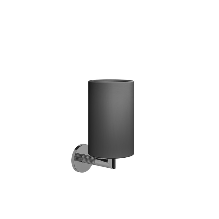 Стакан для зубных щеток, подвесной, отделка Black Metal Brushed PVD, Gessi Ingranaggio, black metal brushed pvd арт. 63808#707
