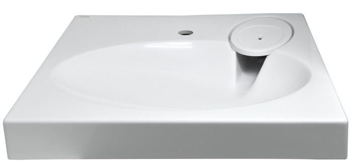 Раковина подвесная Elegance 592х59290 литьевой мрамор, белая, Azario Elegance - CS00078300