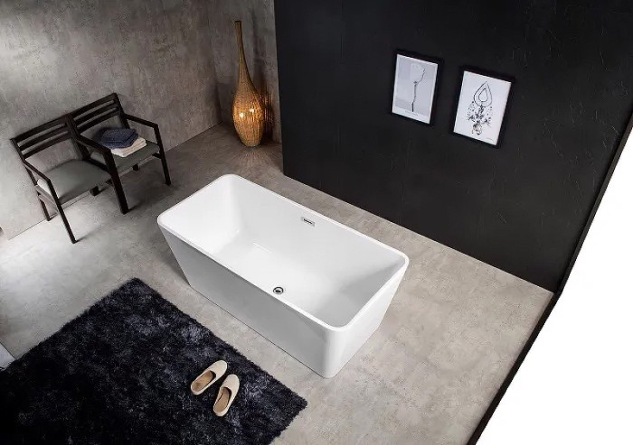 Акриловая ванна 1600х800х580, свободностоящая, Azario Lincoln арт. LIN16080